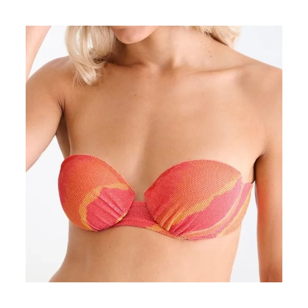 Maillots de bain Lisca Atlantida rose haut de bikini préformé