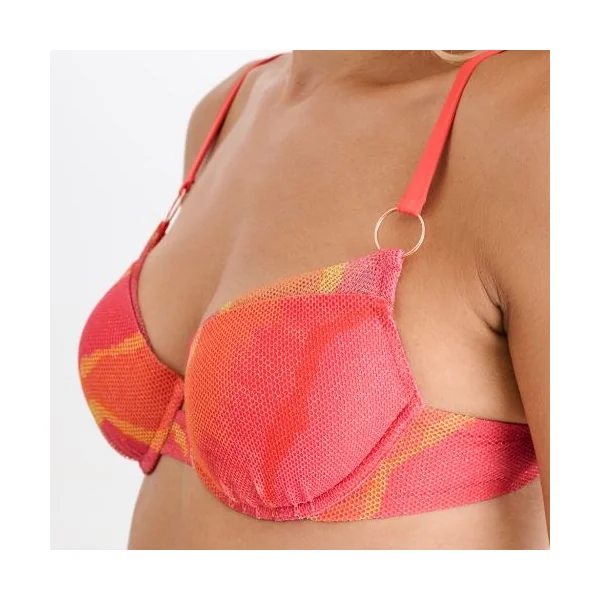 Maillots de bain Lisca Atlantida rose haut de bikini préformé