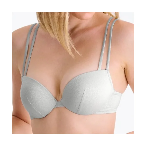 Maillots de bain Lisca Blue Lagoon argent bikinitop push up