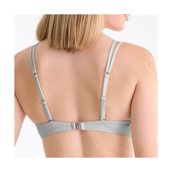 Maillots de bain Lisca Blue Lagoon argent bikinitop push up
