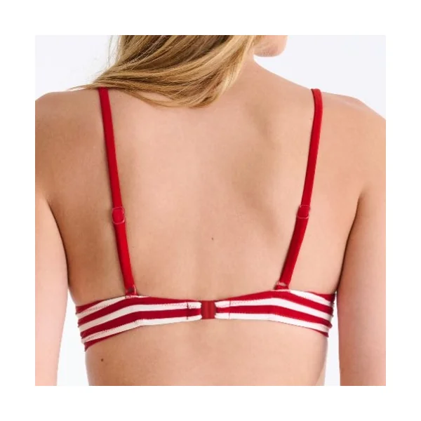 Maillots de bain Lisca Bondi Beach rouge/blanc haut de bikini préformé