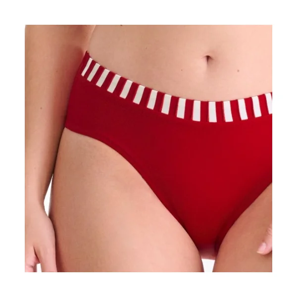 Maillots de bain Lisca Bondi Beach rouge/blanc slip de bikini