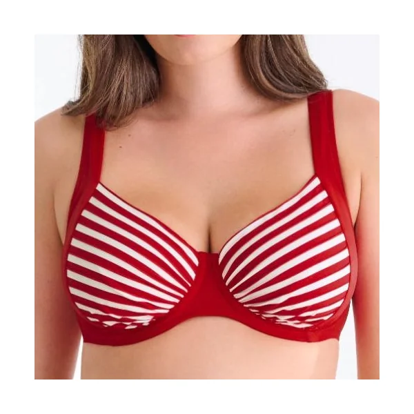 Maillots de bain Lisca Bondi Beach rouge/blanc soutien-gorge bikini corbeille