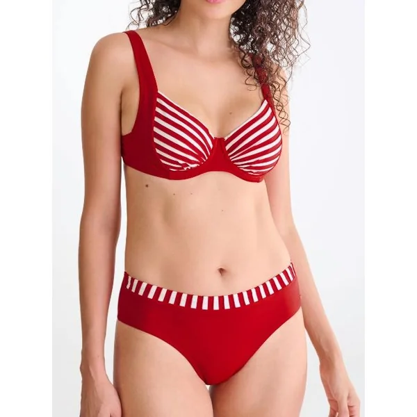 Maillots de bain Lisca Bondi Beach rouge/blanc soutien-gorge bikini corbeille