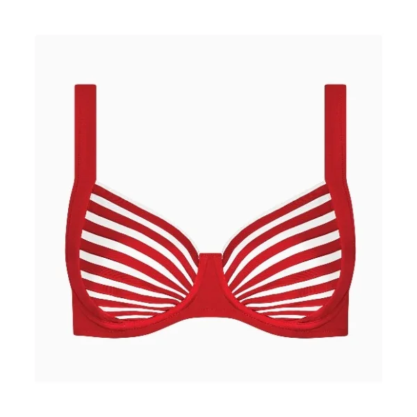 Maillots de bain Lisca Bondi Beach rouge/blanc soutien-gorge bikini corbeille