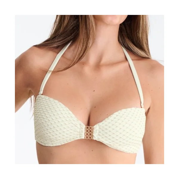 Maillots de bain Lisca Egypt crème haut de bikini préformé