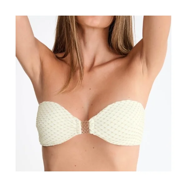 Maillots de bain Lisca Egypt crème haut de bikini préformé