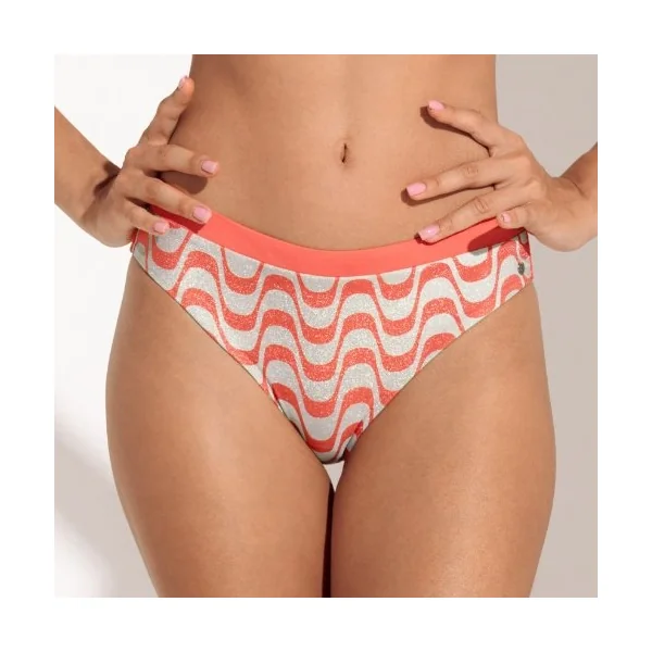 Maillots de bain Lisca Iceland corail slip de bikini