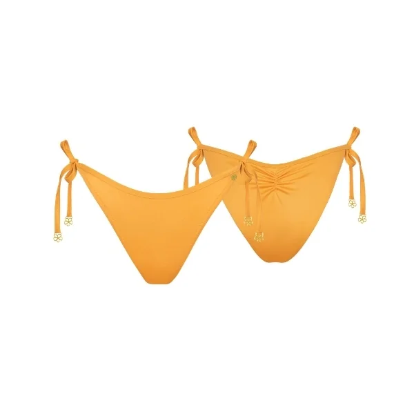 Maillots de bain Lisca Karpathos jaune ocre slip de bikini