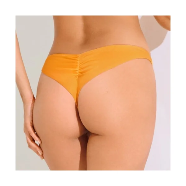 Maillots de bain Lisca Karpathos jaune ocre slip de bikini