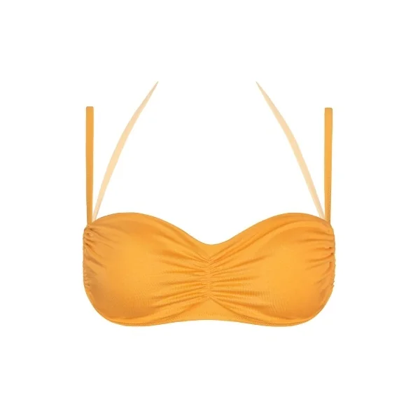 Maillots de bain Lisca Karpathos jaune ocre soutien-gorge bikini corbeille