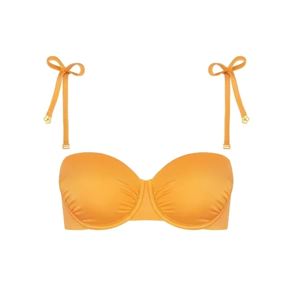 Maillots de bain Lisca Karpathos jaune ocre soutien-gorge bikini corbeille