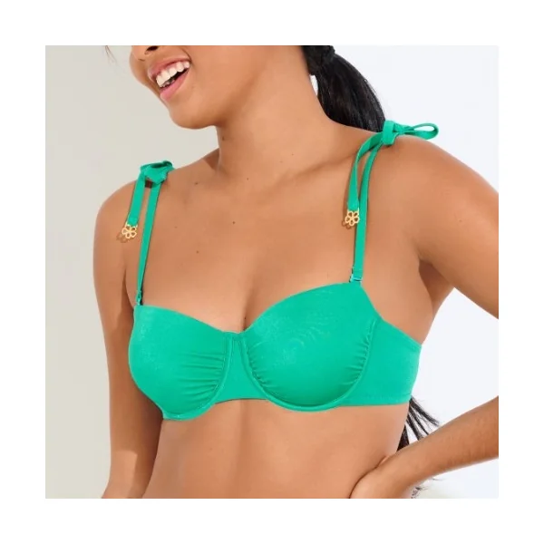 Maillots de bain Lisca Karpathos vert soutien-gorge bikini corbeille