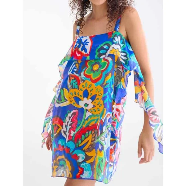 Maillots de bain Lisca Mexico bleu/print robe de plage
