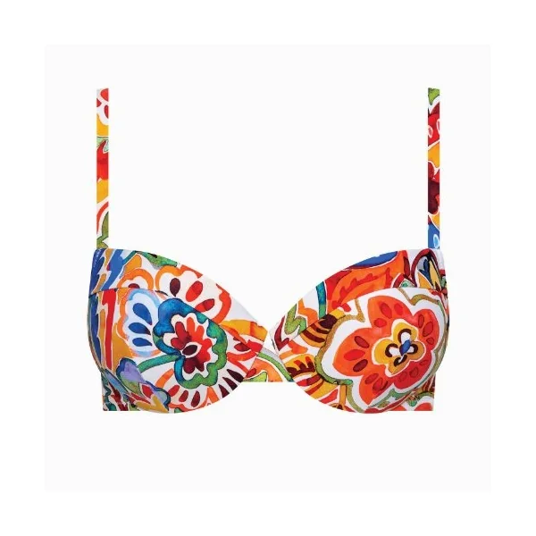 Maillots de bain Lisca Mexico rose/print haut de bikini préformé