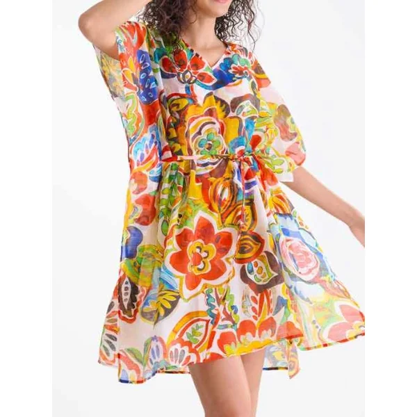 Maillots de bain Lisca Mexico rose/print kaftan