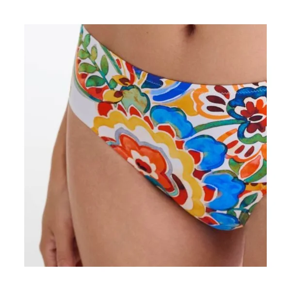 Maillots de bain Lisca Mexico rose/print slip de bikini