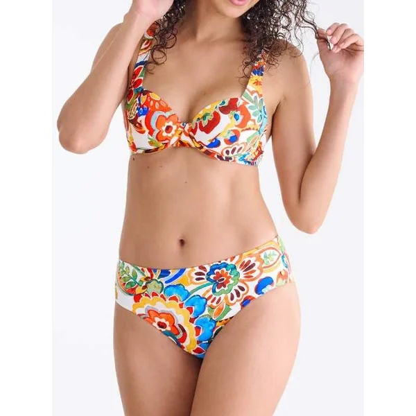 Maillots de bain Lisca Mexico rose/print slip de bikini