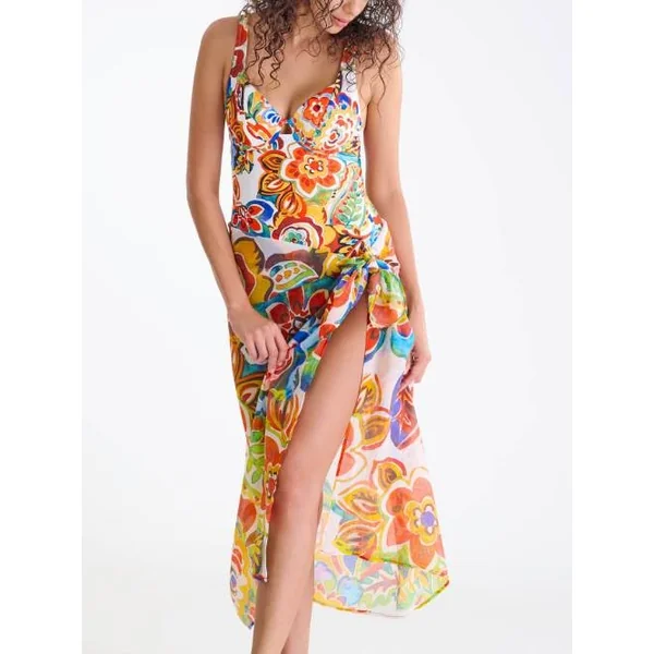 Maillots de bain Lisca Mexico rose/print vêtement de plage