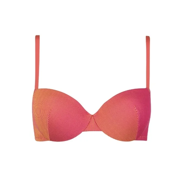 Maillots de bain Lisca Nairobi corail haut de bikini préformé