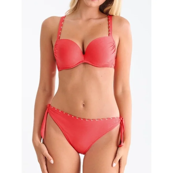 Maillots de bain Lisca Panama rouge bikinitop push up