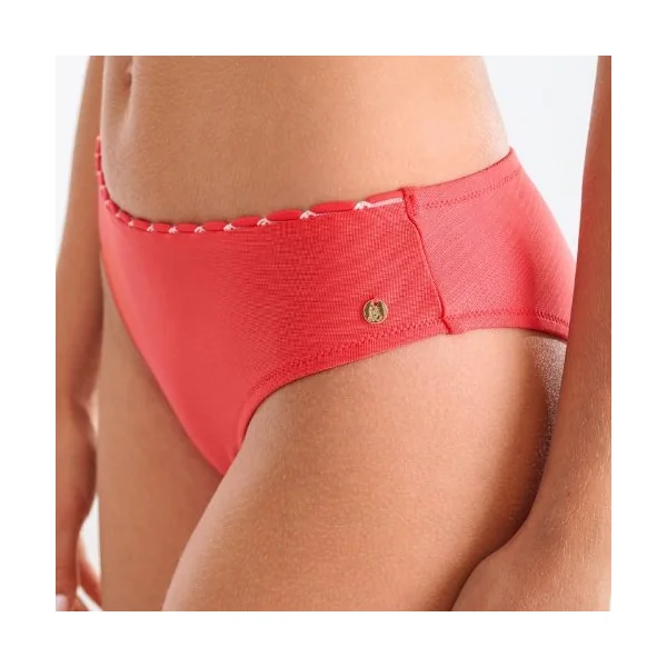 Maillots de bain Lisca Panama rouge slip de bikini