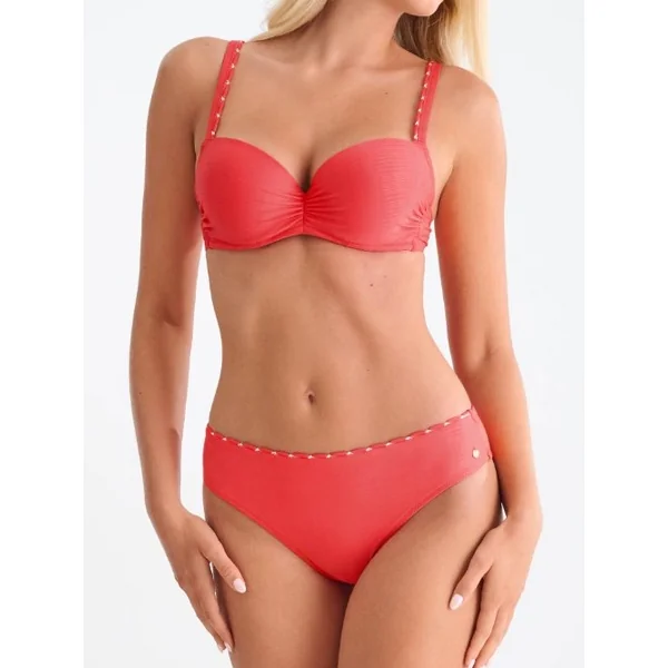 Maillots de bain Lisca Panama rouge slip de bikini