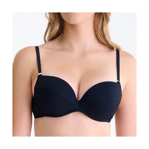 Maillots de bain Lisca Portofino noir bikinitop push up
