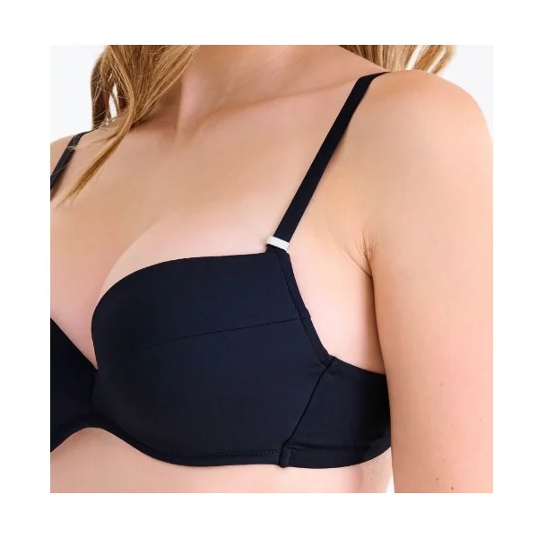 Maillots de bain Lisca Portofino noir bikinitop push up