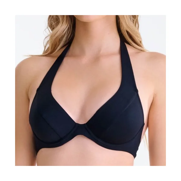 Maillots de bain Lisca Portofino noir soutien-gorge bikini corbeille
