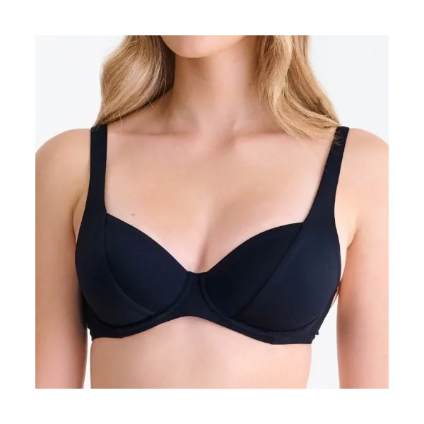 Maillots de bain Lisca Portofino noir soutien-gorge bikini corbeille