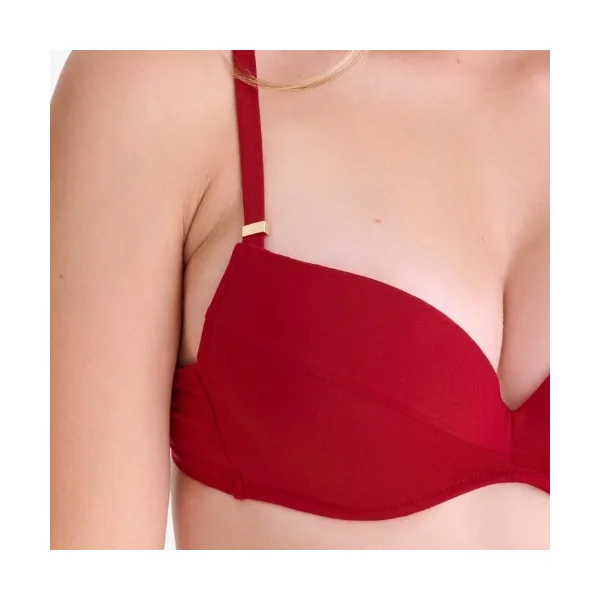 Maillots de bain Lisca Portofino rouge bikinitop push up