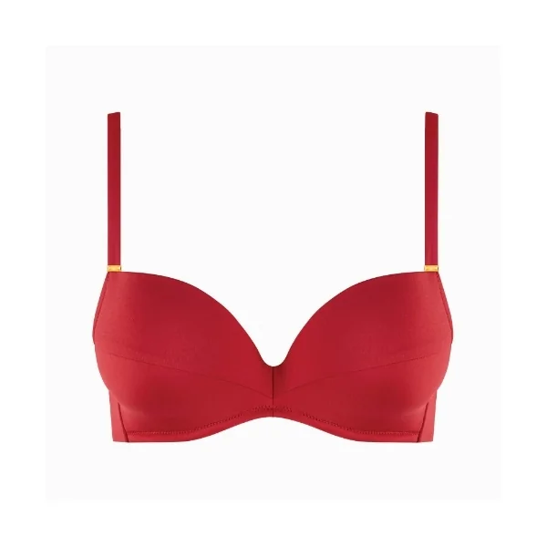 Maillots de bain Lisca Portofino rouge bikinitop push up