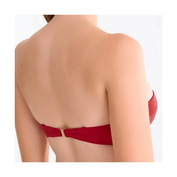 Maillots de bain Lisca Portofino rouge haut de bikini préformé