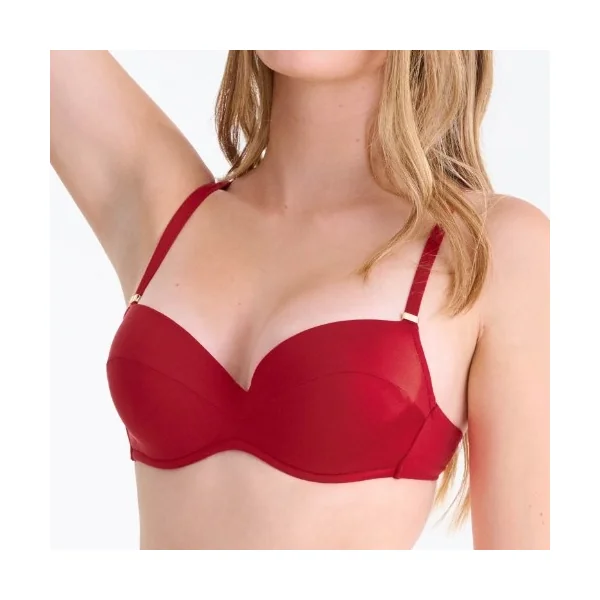 Maillots de bain Lisca Portofino rouge haut de bikini préformé