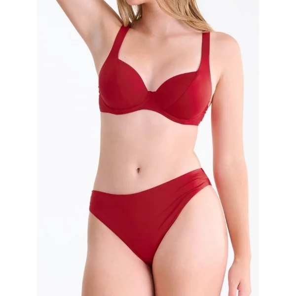 Maillots de bain Lisca Portofino rouge slip de bikini