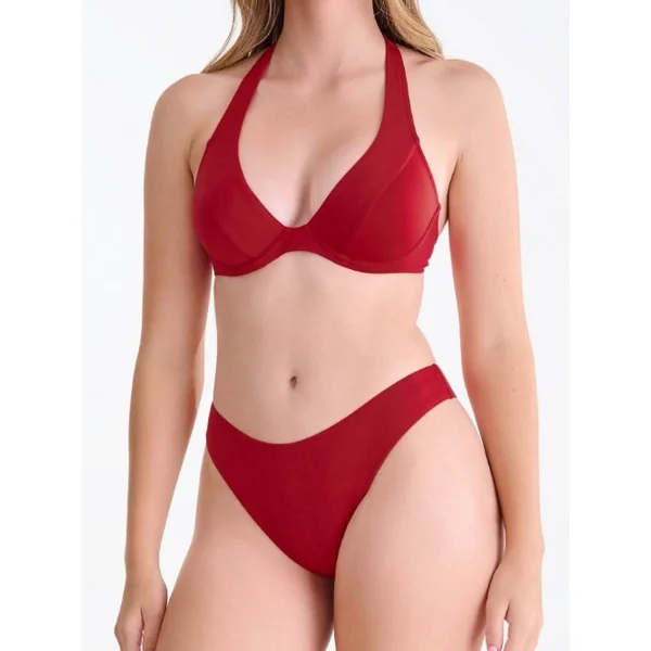 Maillots de bain Lisca Portofino rouge slip de bikini