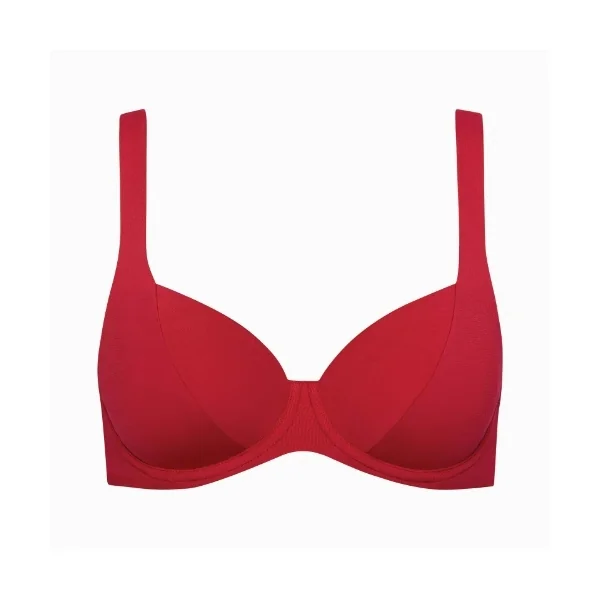 Maillots de bain Lisca Portofino rouge soutien-gorge bikini corbeille