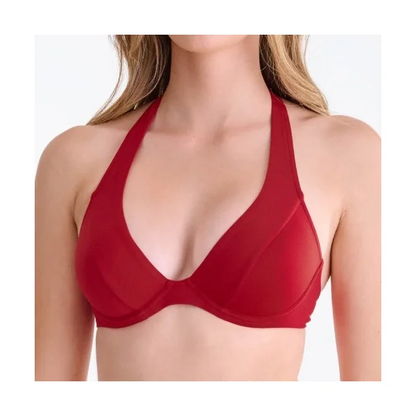 Maillots de bain Lisca Portofino rouge soutien-gorge bikini corbeille