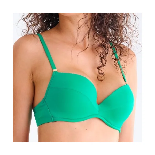 Maillots de bain Lisca Portofino vert bikinitop push up