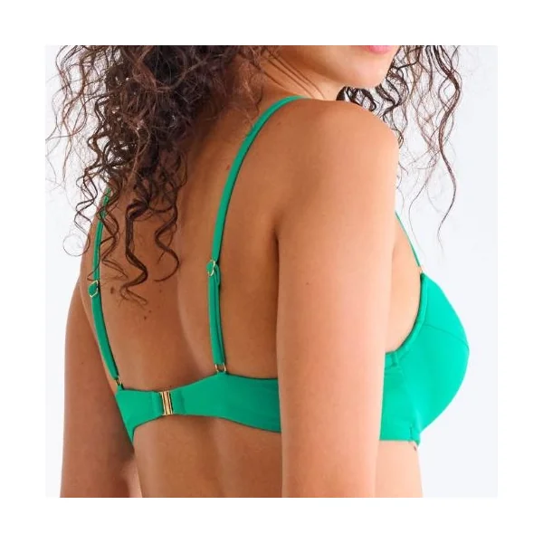 Maillots de bain Lisca Portofino vert bikinitop push up