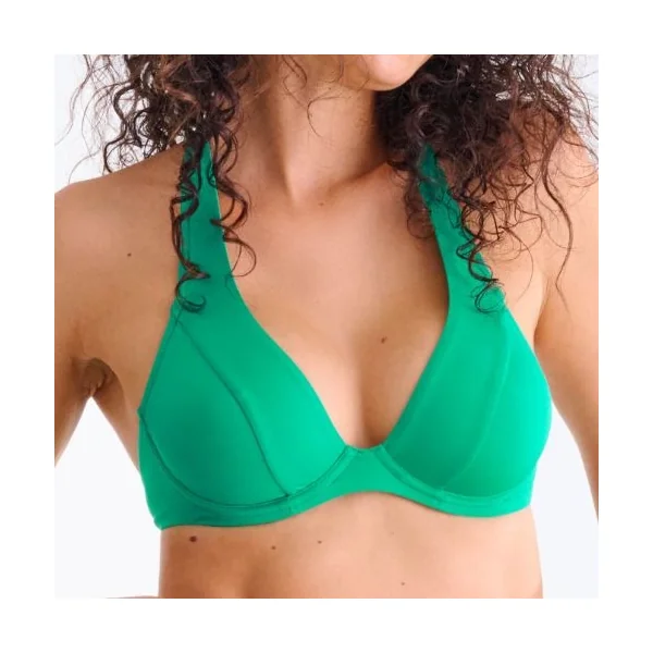 Maillots de bain Lisca Portofino vert bikinitop push up