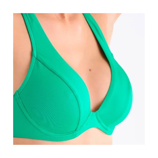 Maillots de bain Lisca Portofino vert bikinitop push up
