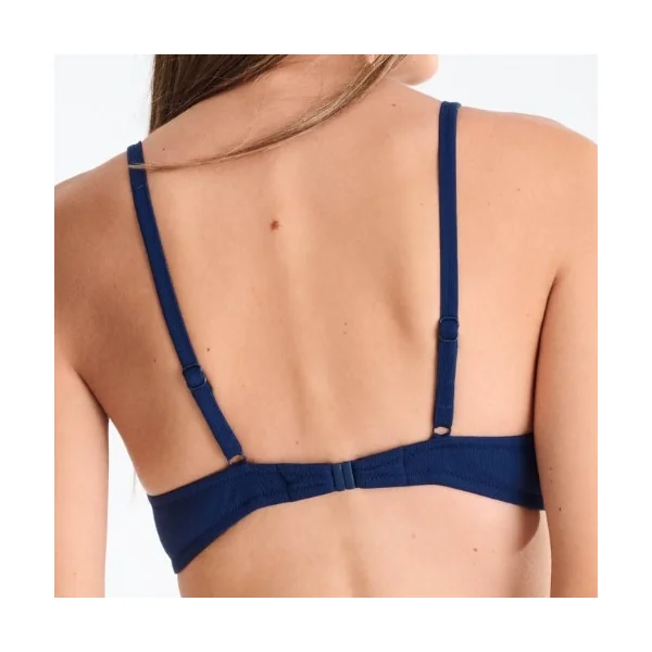 Maillots de bain Lisca Sydney bleu marine haut de bikini préformé