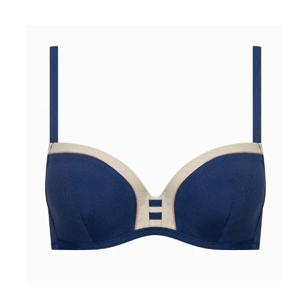 Maillots de bain Lisca Sydney bleu marine haut de bikini préformé