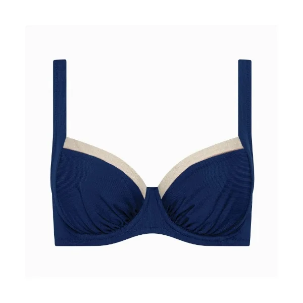 Maillots de bain Lisca Sydney bleu marine soutien-gorge bikini corbeille