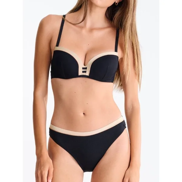 Maillots de bain Lisca Sydney noir haut de bikini préformé