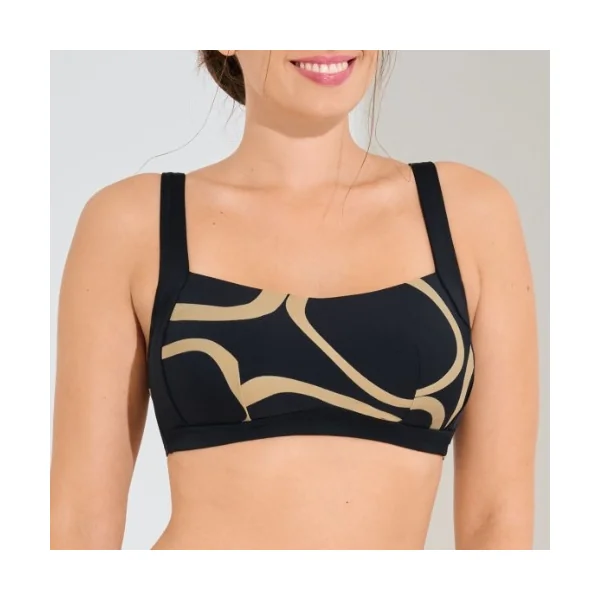 Maillots de bain Lisca Valencia noir haut de bikini préformé