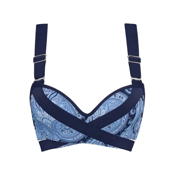 Maillots de bain Marlies Dekkers Cache Coeur bleu/print bikinitop push up