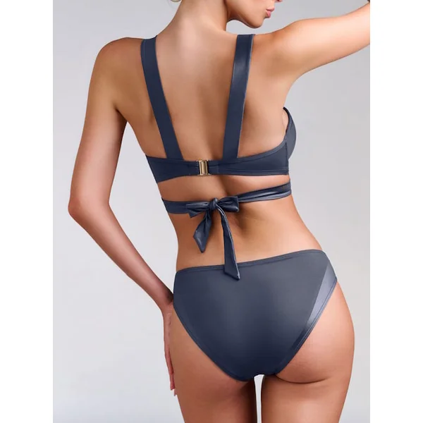 Maillots de bain Marlies Dekkers Cache Coeur gris haut de bikini préformé